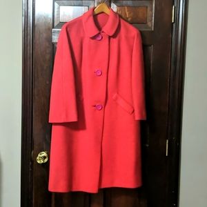 Vintage wool red jacket medium